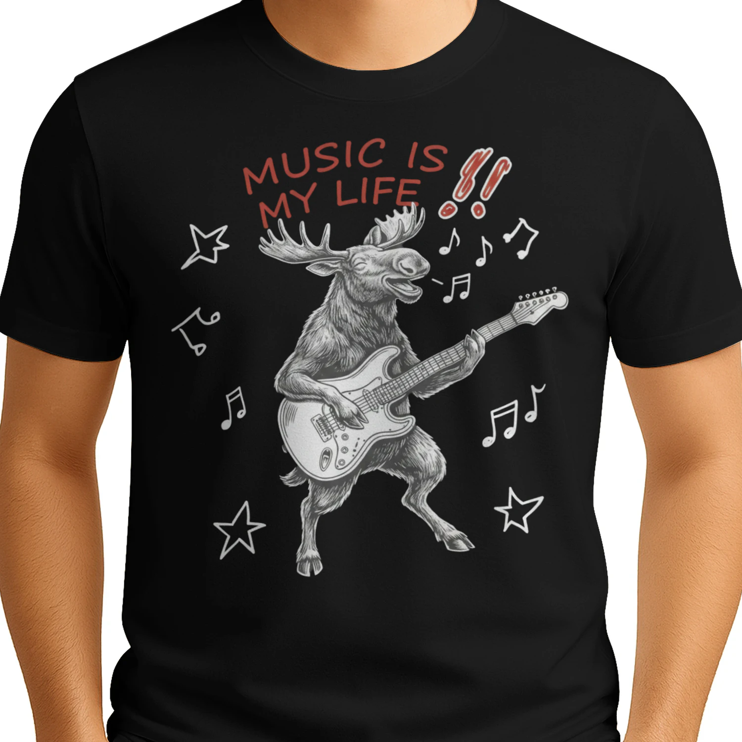 Music is my life for "Sweden" Musiken är mitt liv-Unisex T-shirt
