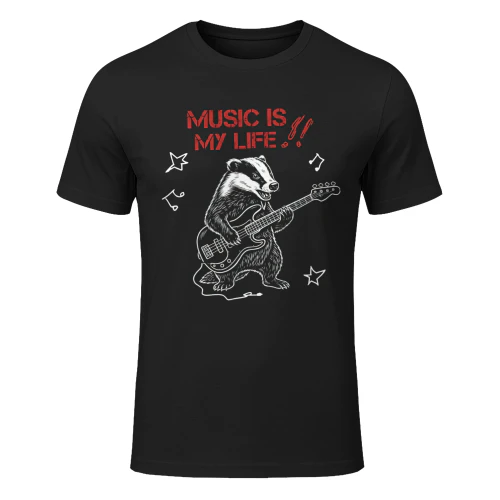 Music is my life Badger-Musik ist mein Leben.- 🔉🇩🇪