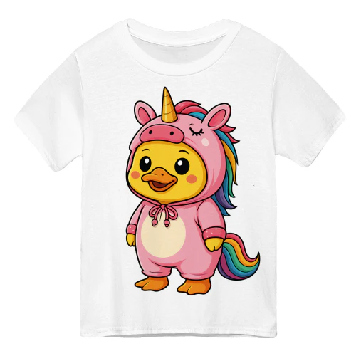 Cool Duck in Unicorn Costume 