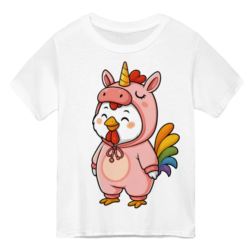 Cool Chicken in Unicorn Costume  