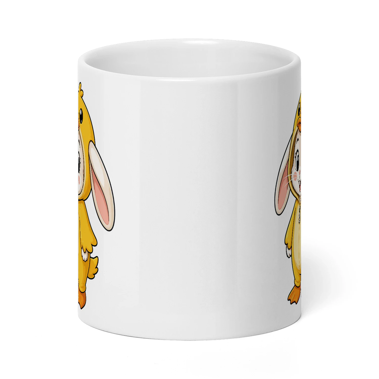 Kawaii Rabbit in a Duck Costume Mug