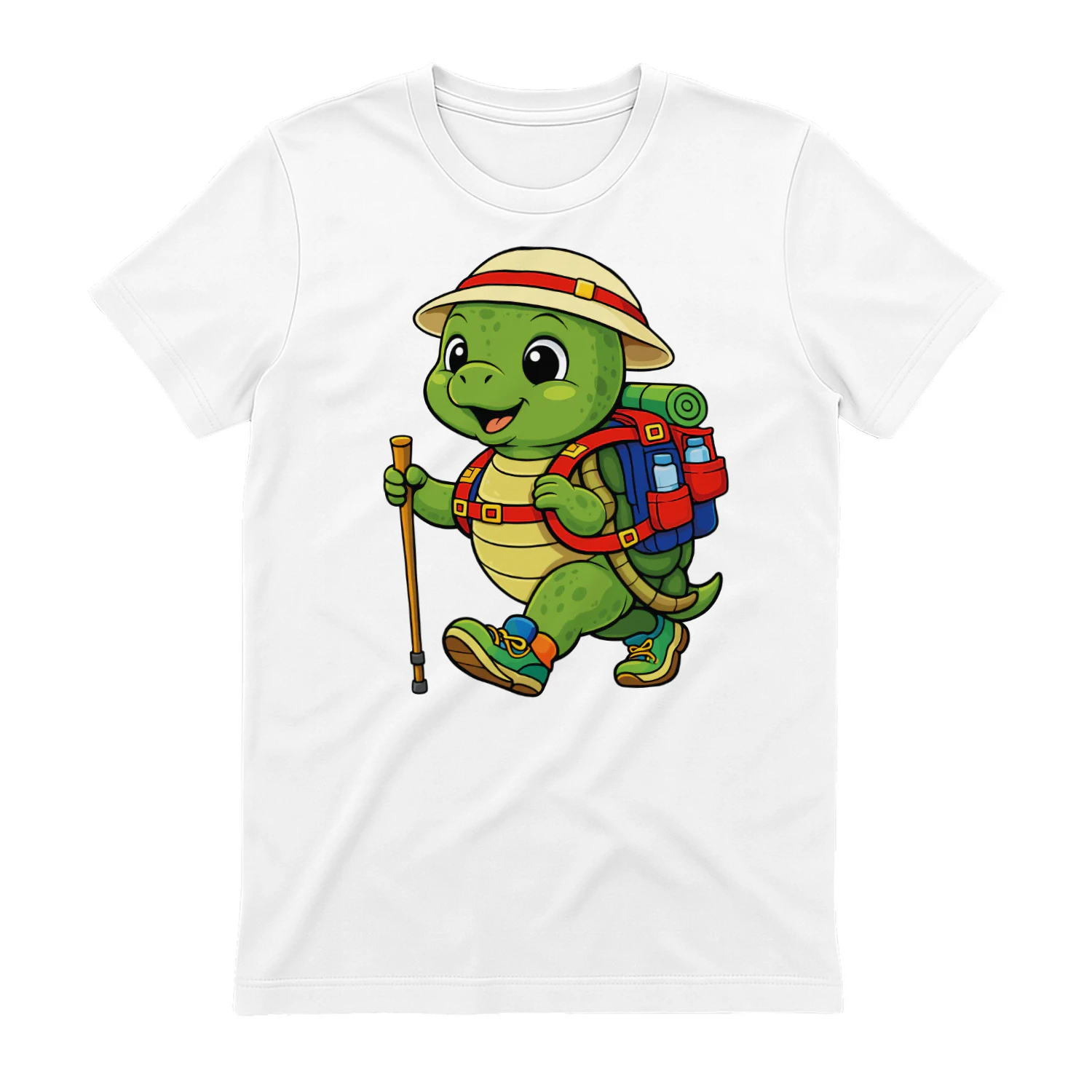 Turtule Backpacking Mountain Turtule Hiking T-Shirt for Men