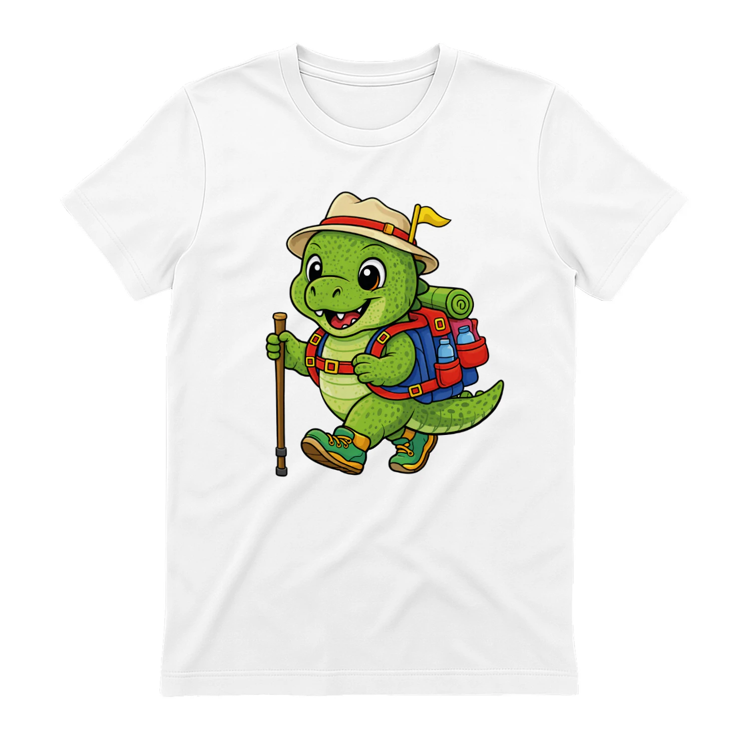 Crocodile Backpacking Mountain Crocodile Hiking T-Shirt for Women