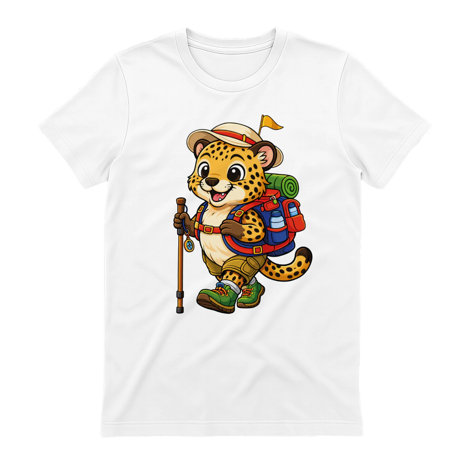 Cheetah Backpacking Mountain Cheetah Hiking T-Shirt for Women