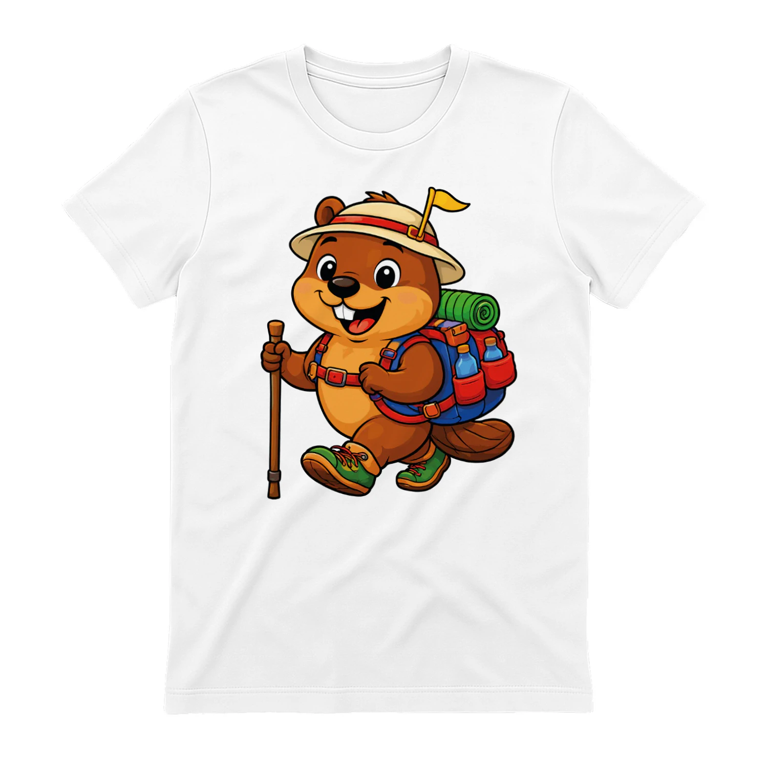 Beaver Backpacking Mountain Beaver Hiking T-Shirt for Women