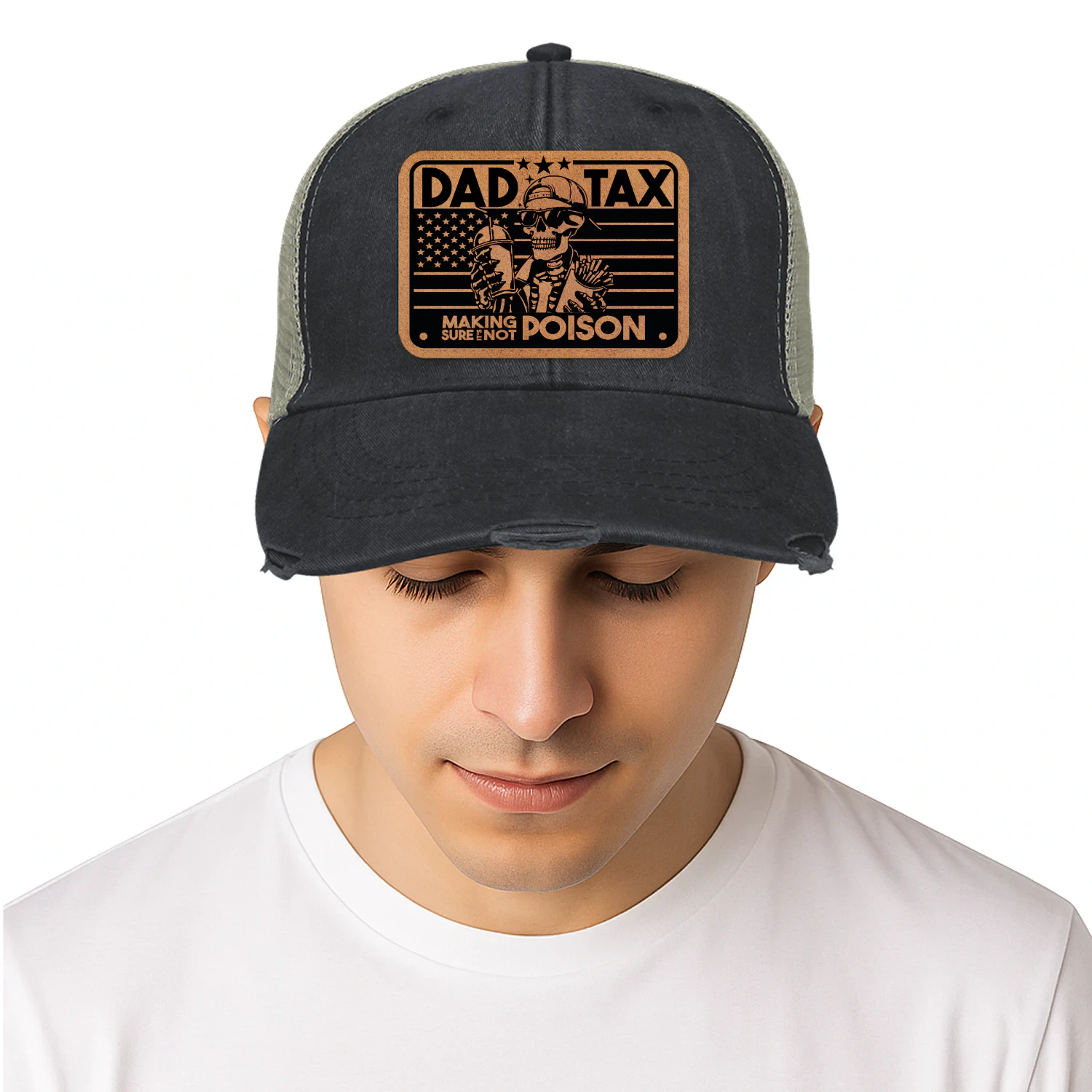 Dad Tax Making Sure It's Not Poison Distressed Ollie Cap