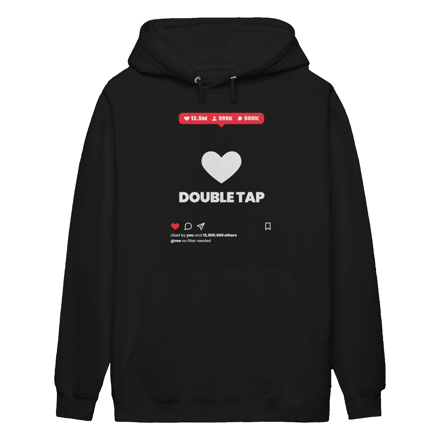 Double Tap Hoodie | Scroll Viral