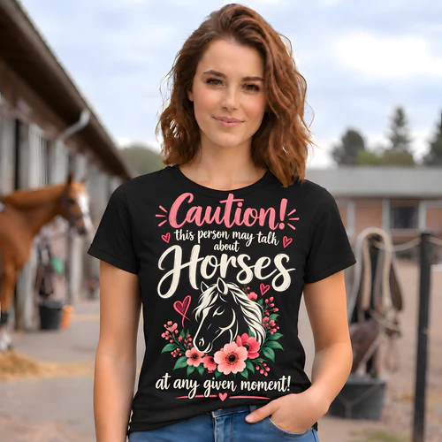 Caution! I May Talk About Horses