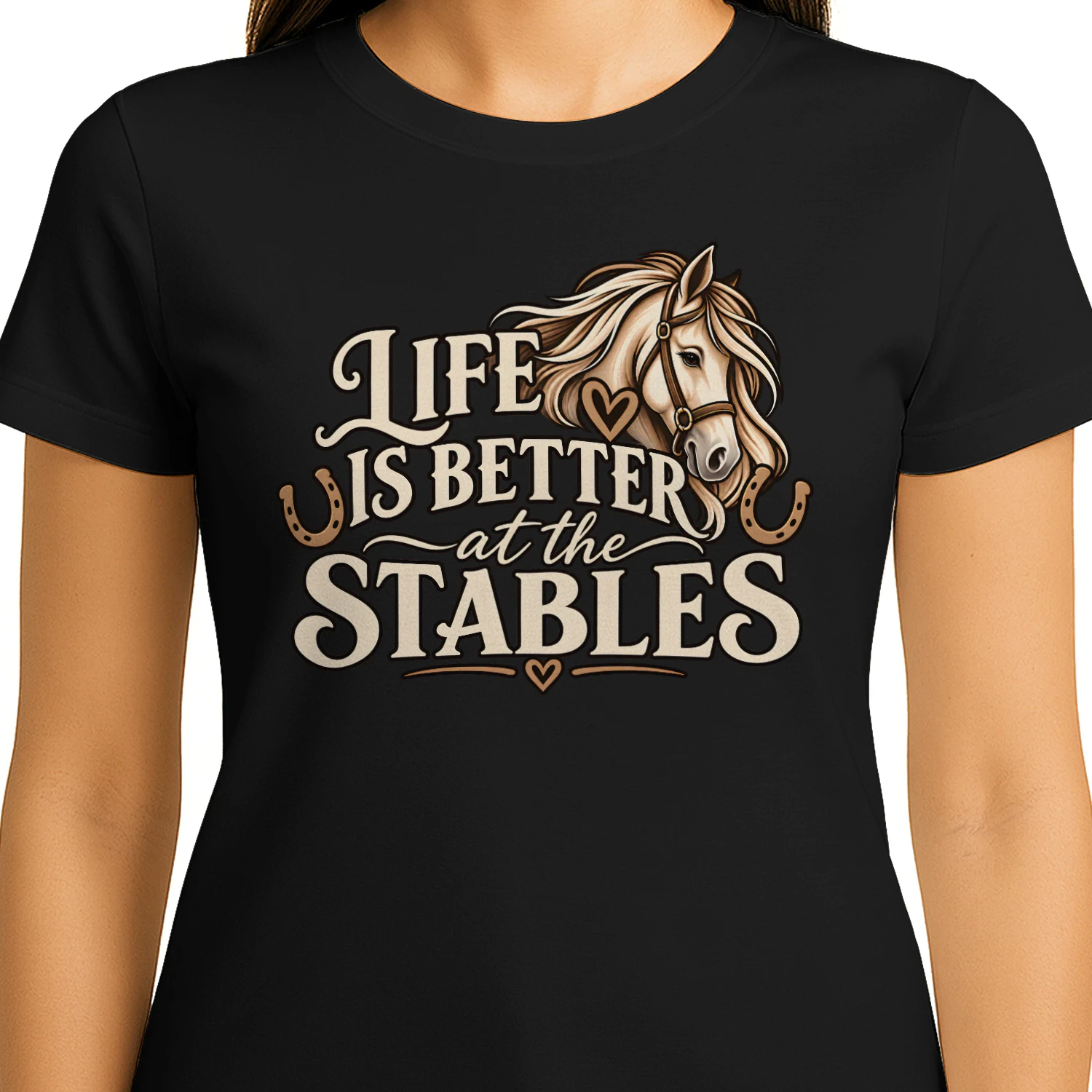 Life Is Better At The Stables – Horse Lover T-Shirt, Hoodie & Sweatshirt