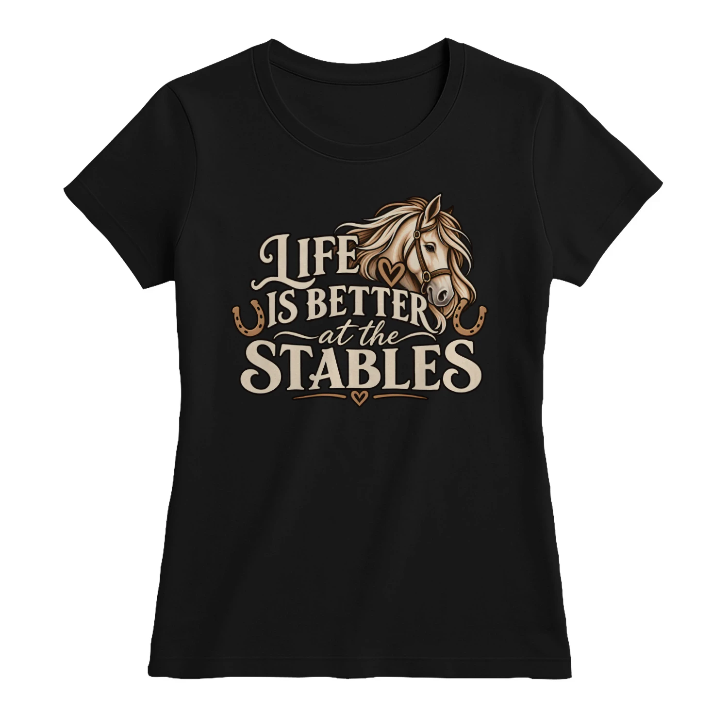 Life Is Better At The Stables – Horse Lover T-Shirt, Hoodie & Sweatshirt