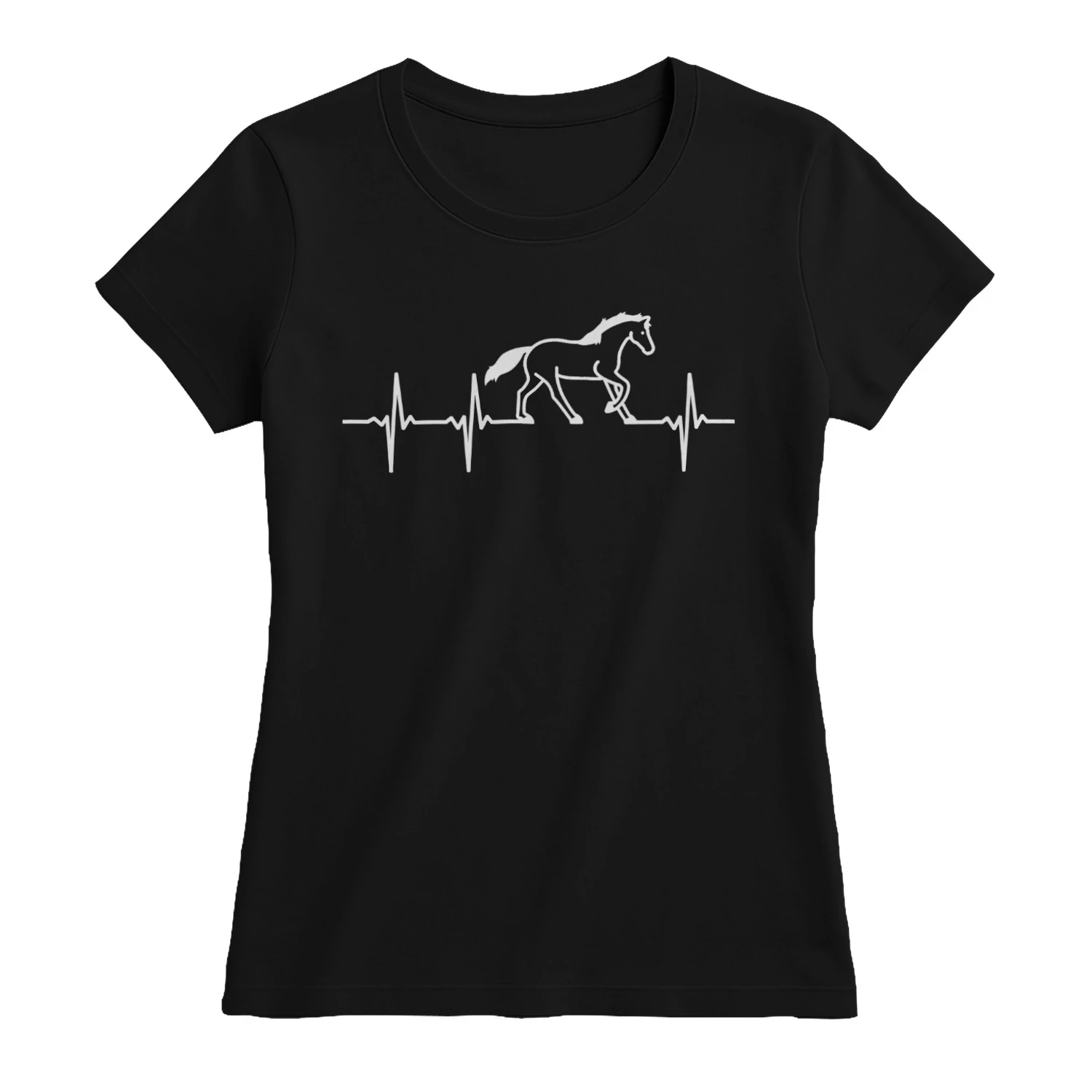 Horse Heartbeat – Horse Lover T-Shirt, Hoodie & Sweatshirt