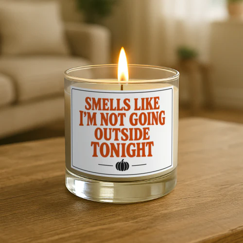 Halloween's Stay Home Candle