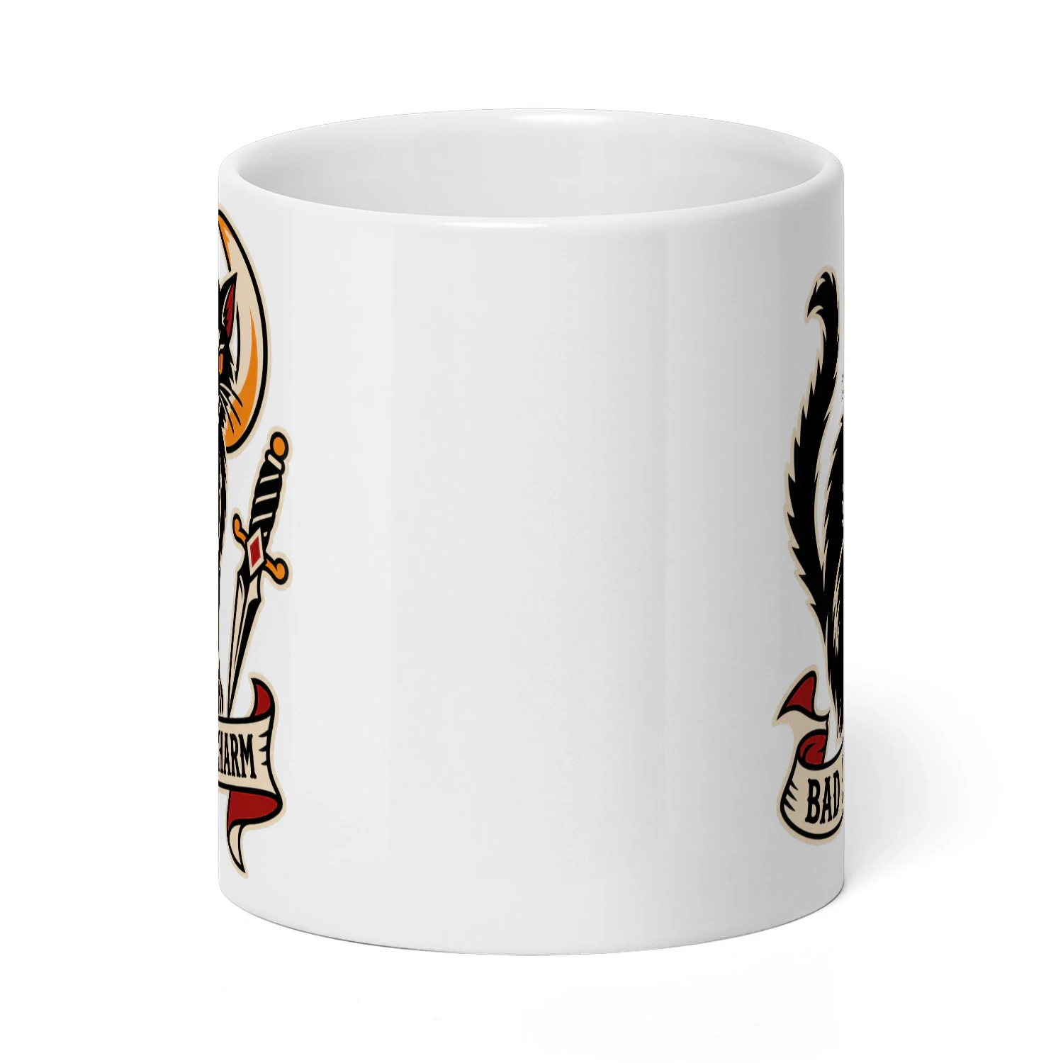 Edge-to-Edge White Ceramic Mug 11oz