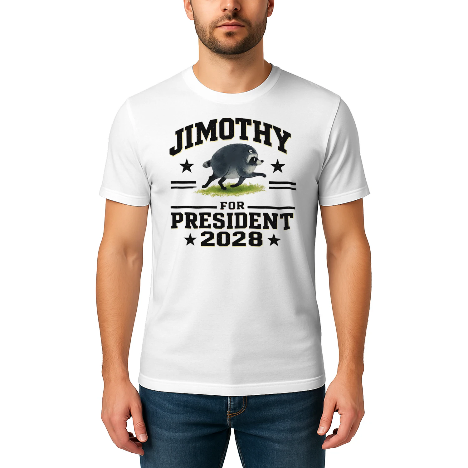 JIMOTHY for President 2028 Funny Presidential Unisex Heavy Cotton T-shirt