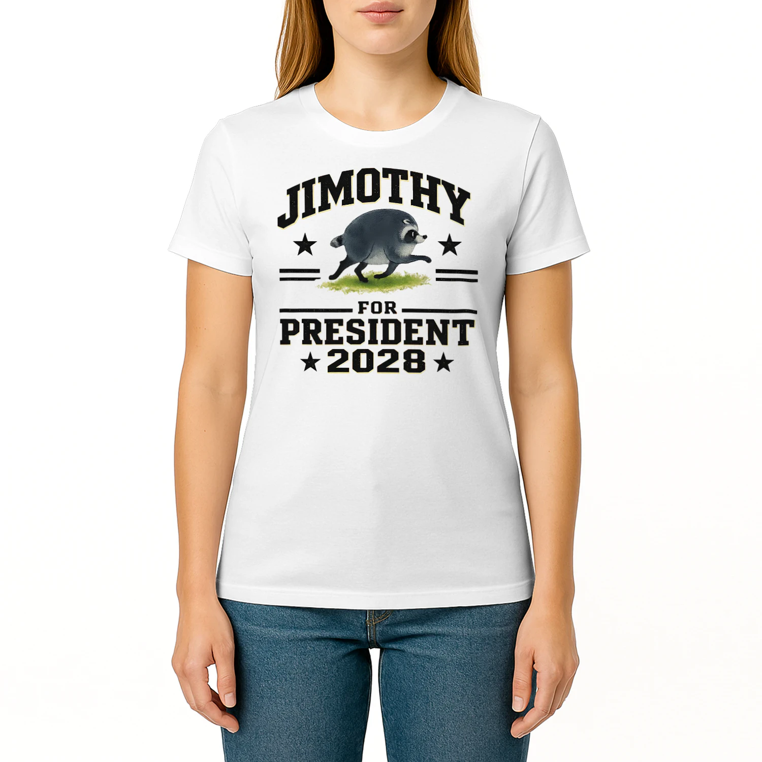 JIMOTHY for President 2028 Funny Presidential Unisex Heavy Cotton T-shirt