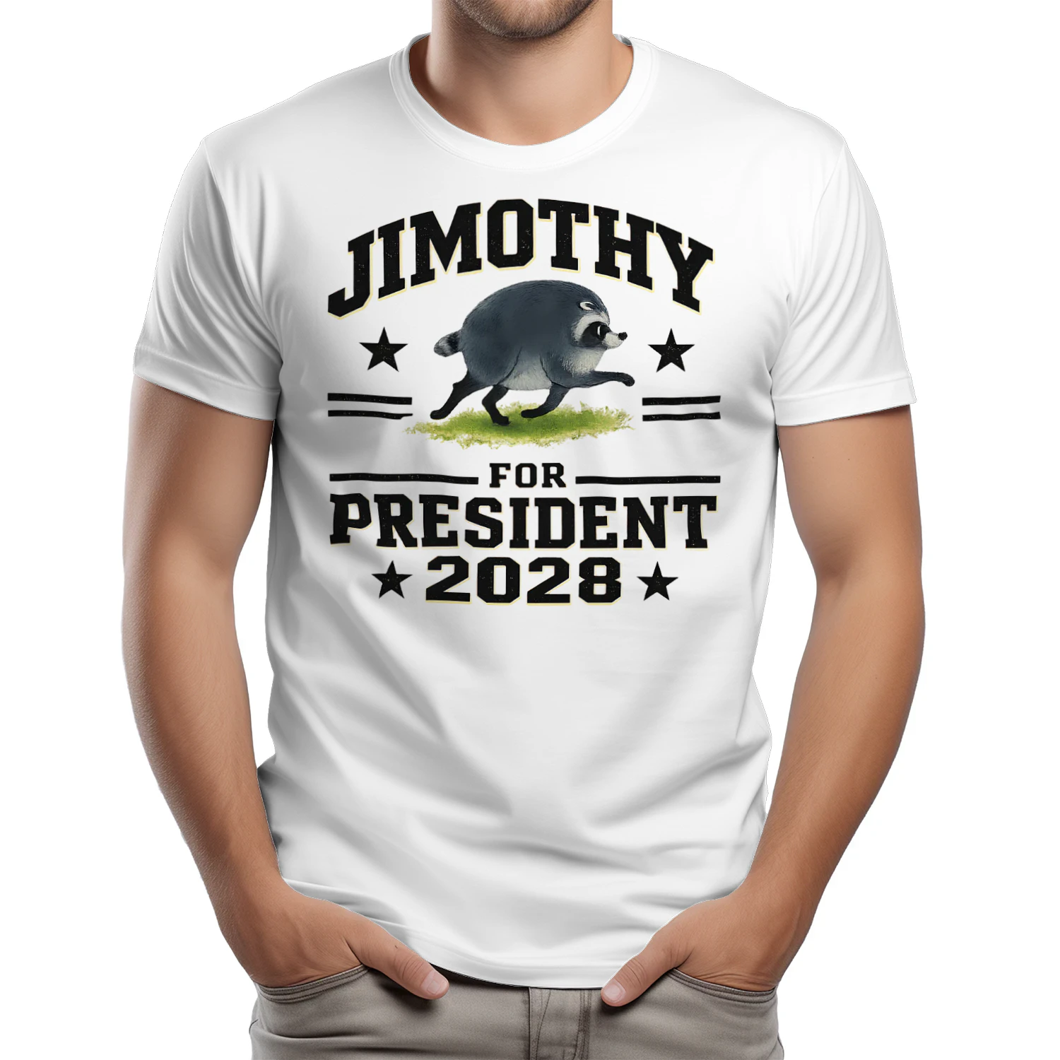 JIMOTHY for President 2028 Funny Presidential Unisex Heavy Cotton T-shirt