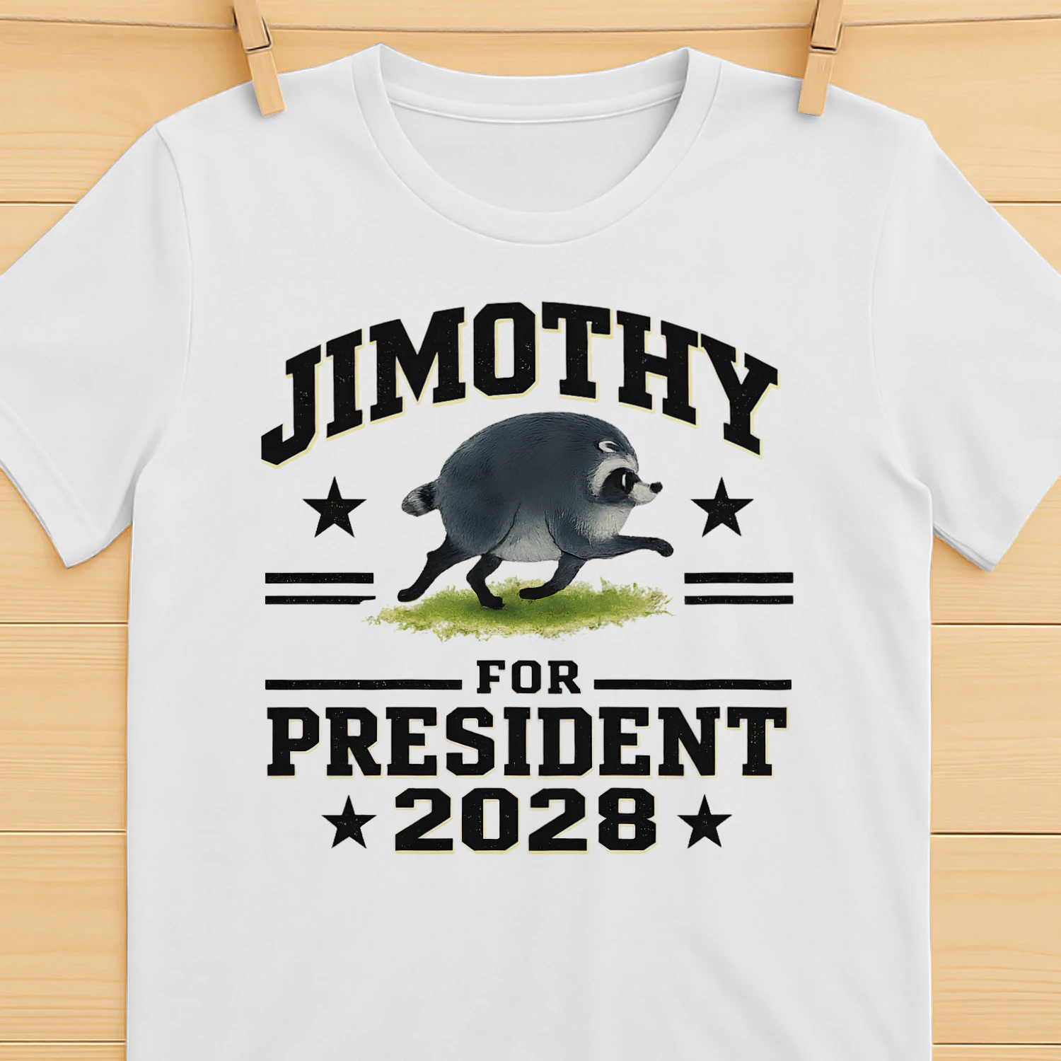 JIMOTHY for President 2028 Funny Presidential Unisex Heavy Cotton T-shirt