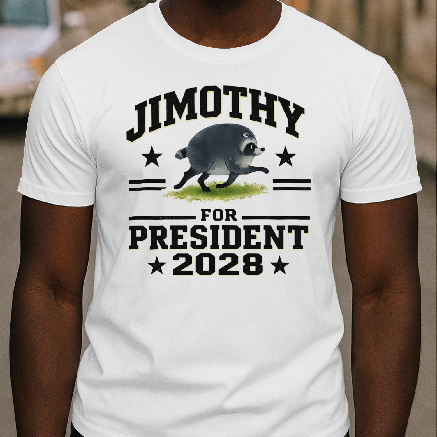 JIMOTHY for President 2028 Funny Presidential Unisex Heavy Cotton T-shirt