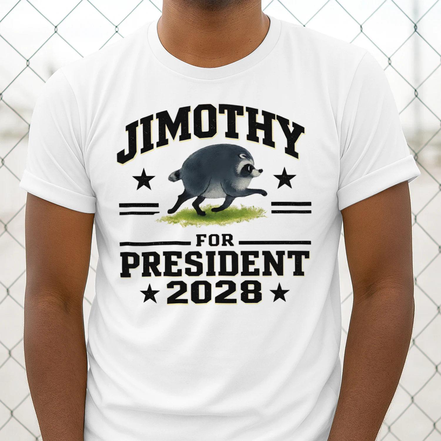 JIMOTHY for President 2028 Funny Presidential Unisex Heavy Cotton T-shirt