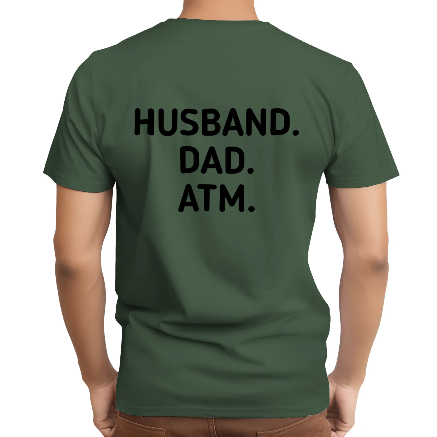 HUSBAND DAD ATM  Classic Men's T-shirt