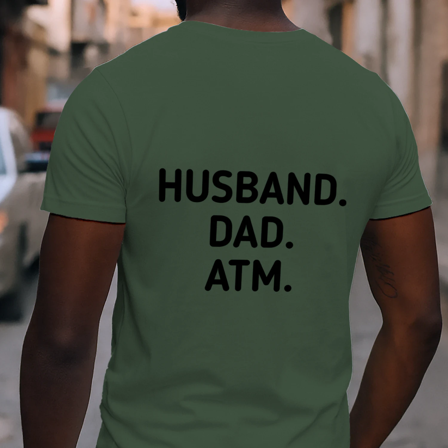 HUSBAND DAD ATM  Classic Men's T-shirt
