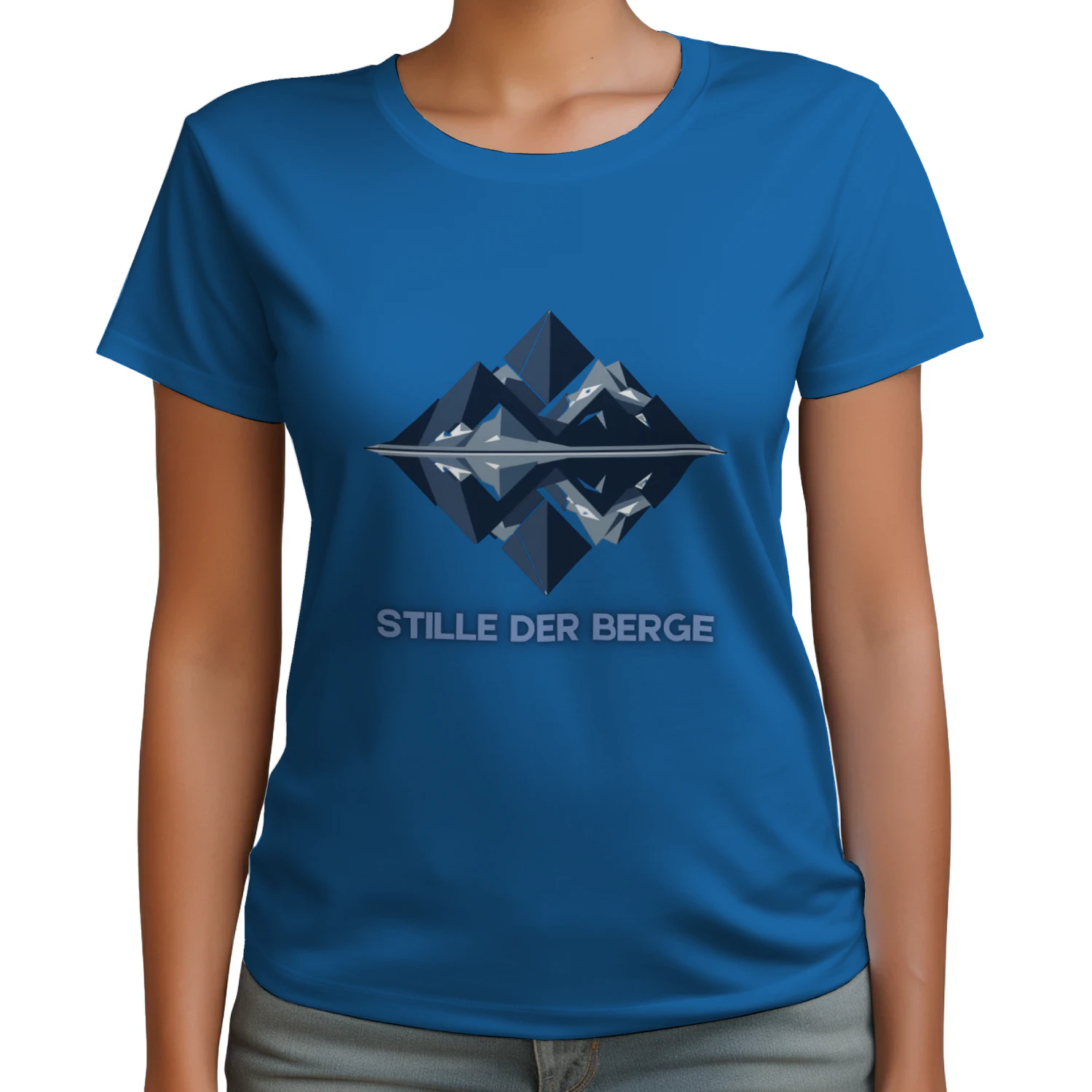 Stille der Berge – Alpine Minimalist Art Tee