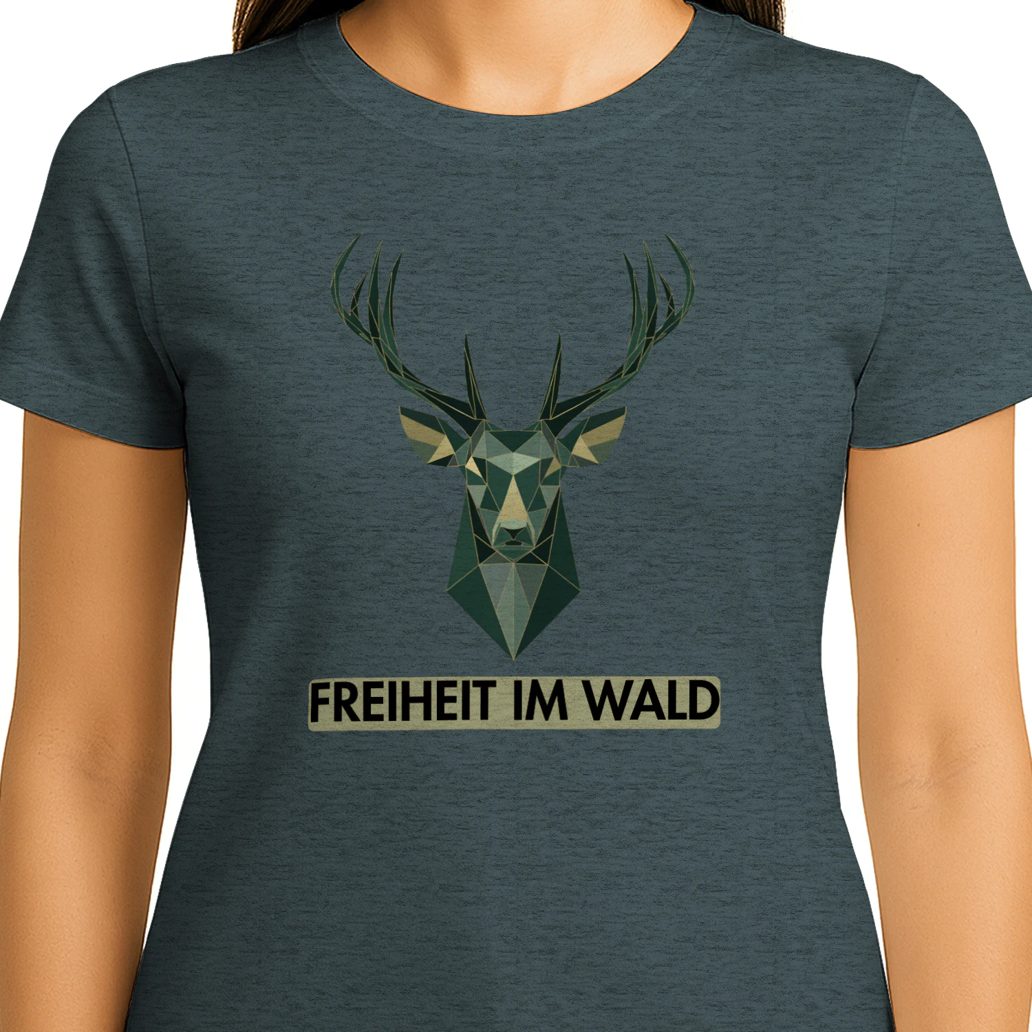 Freiheit im Wald – Premium Minimalist Art Tee