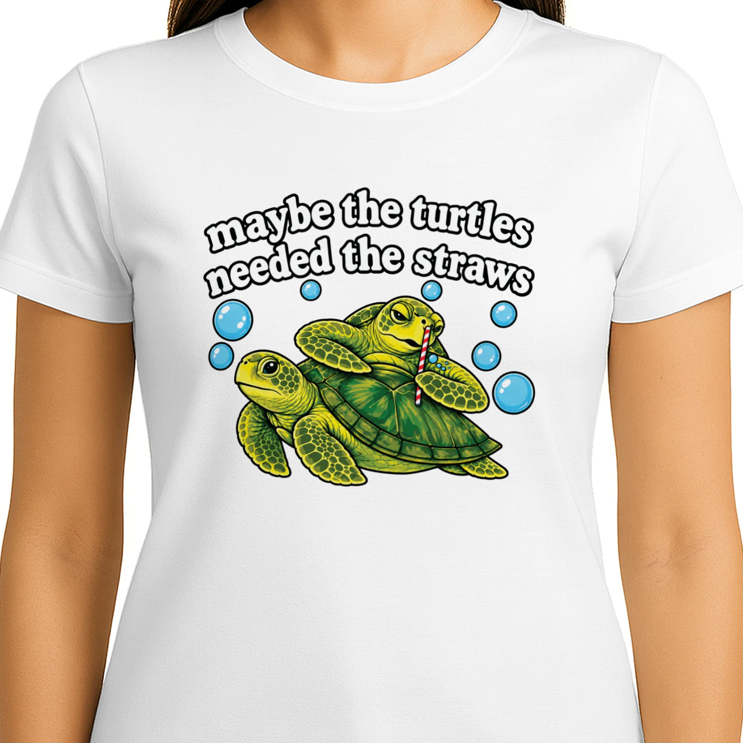 Maybe The Turtles Needed The Straws Shirt