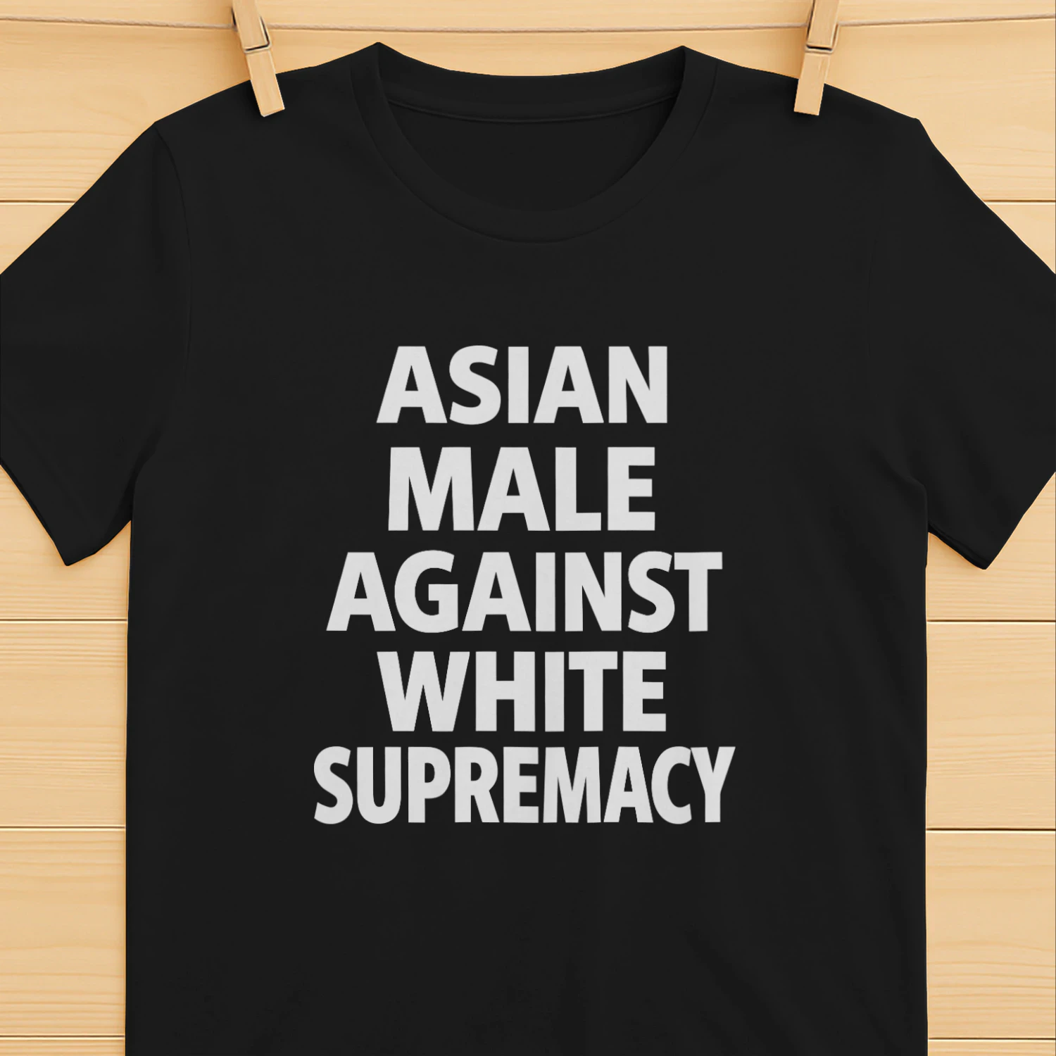 Asian Male Against White Supremacy Shirt