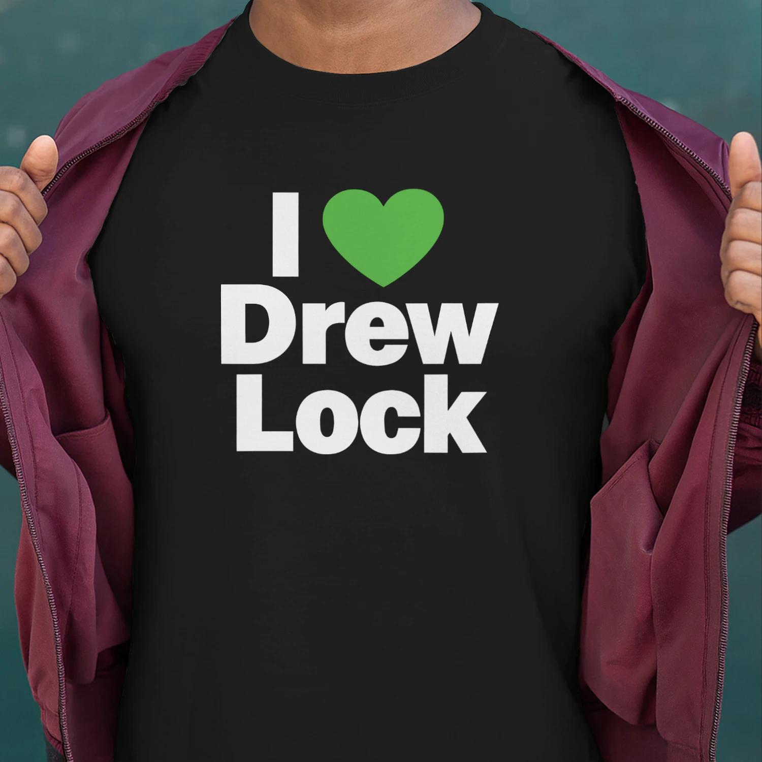 I Love Drew Lock Shirt