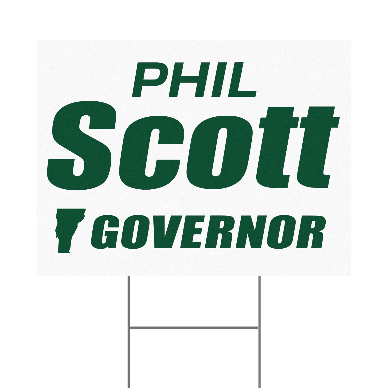 Phil Scott For Governor Yard Sign