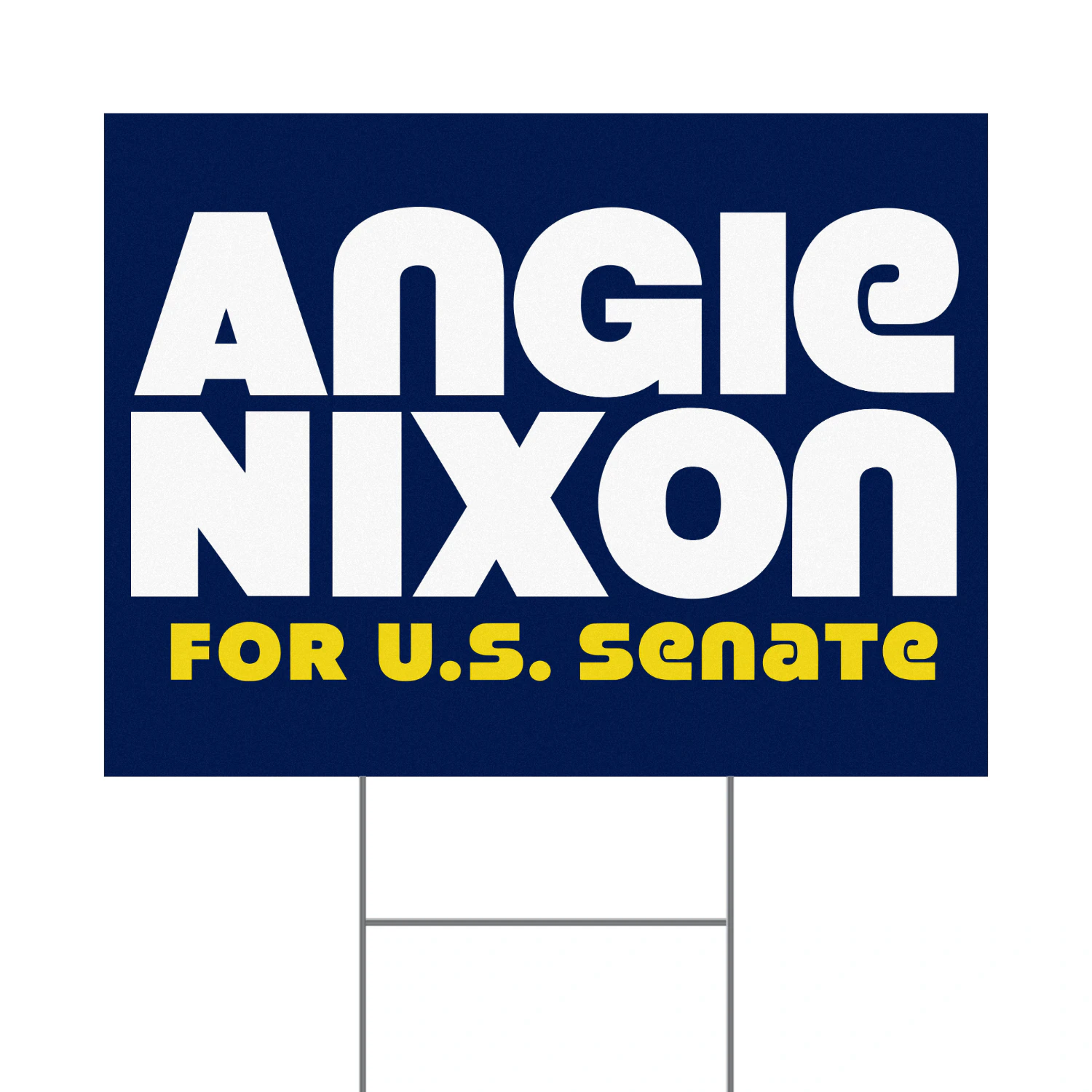 Angie Nixon for US Senate Yard Sign