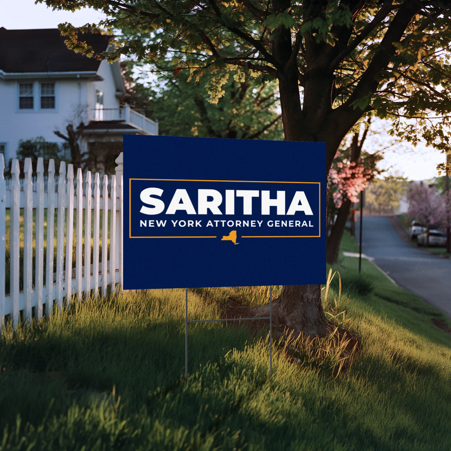 Saritha Komatireddy For New York Attorney General Yard Sign