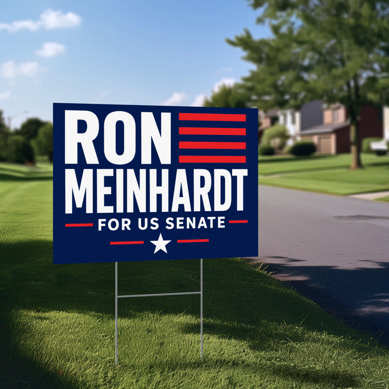 Ron Meinhardt for Senate Yard Sign