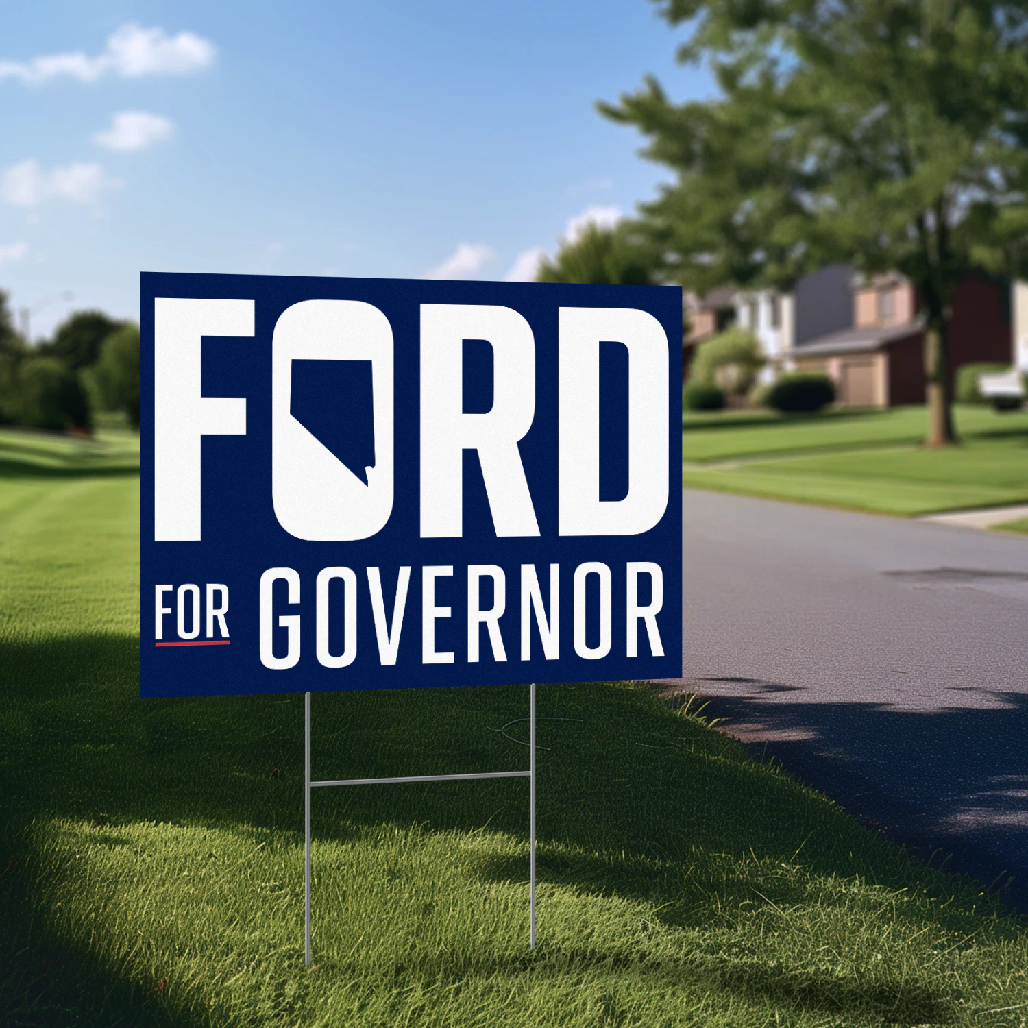 Aaron Ford For Governor Yard Sign