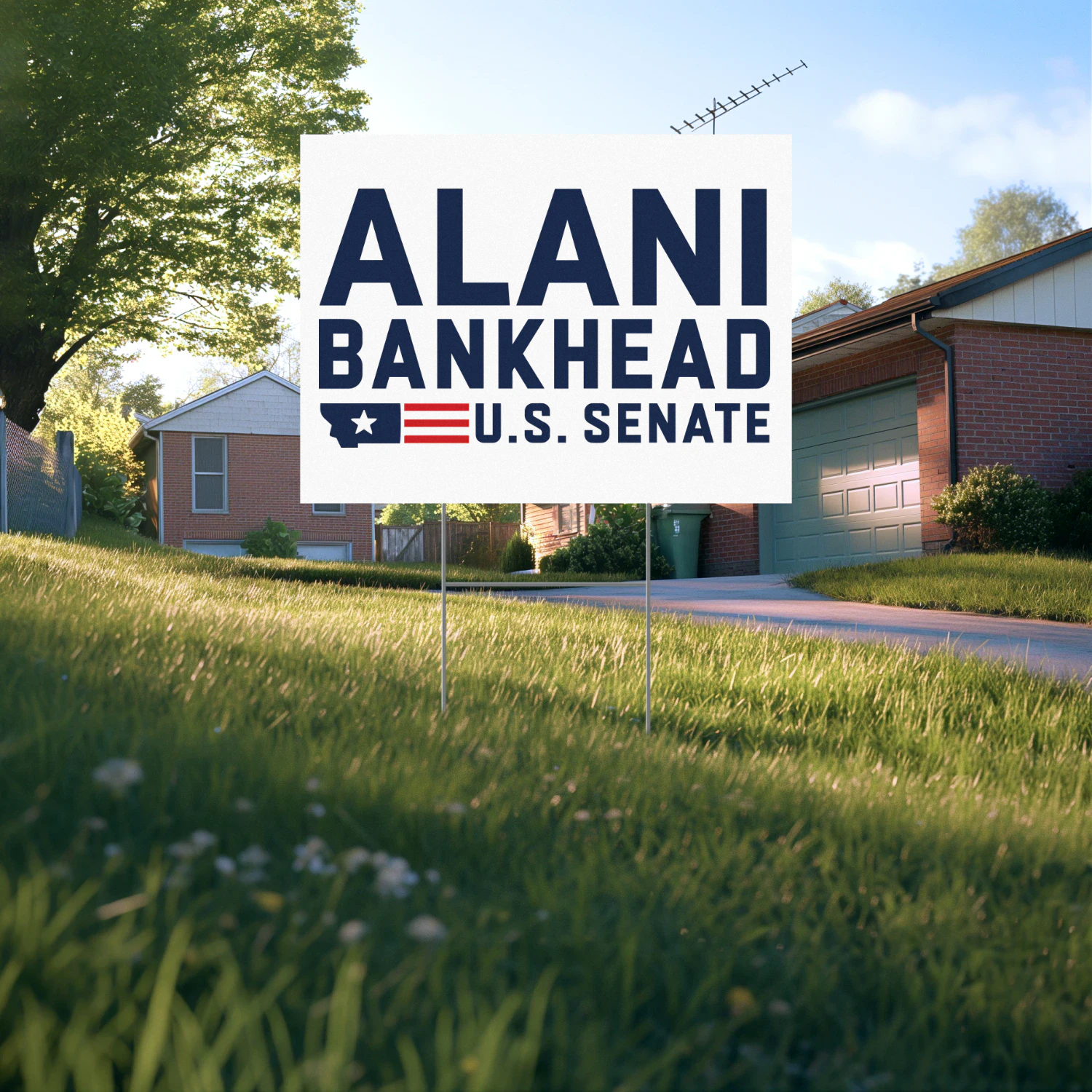Alani Bankhead For US Senate Yard Sign