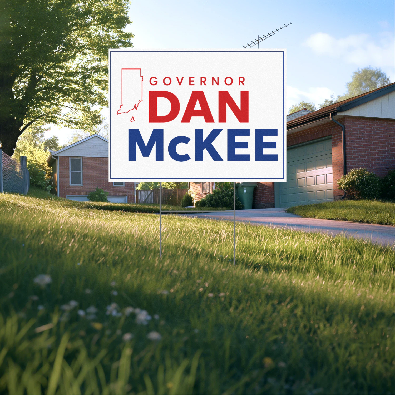 Dan McKee For Governor Yard Sign