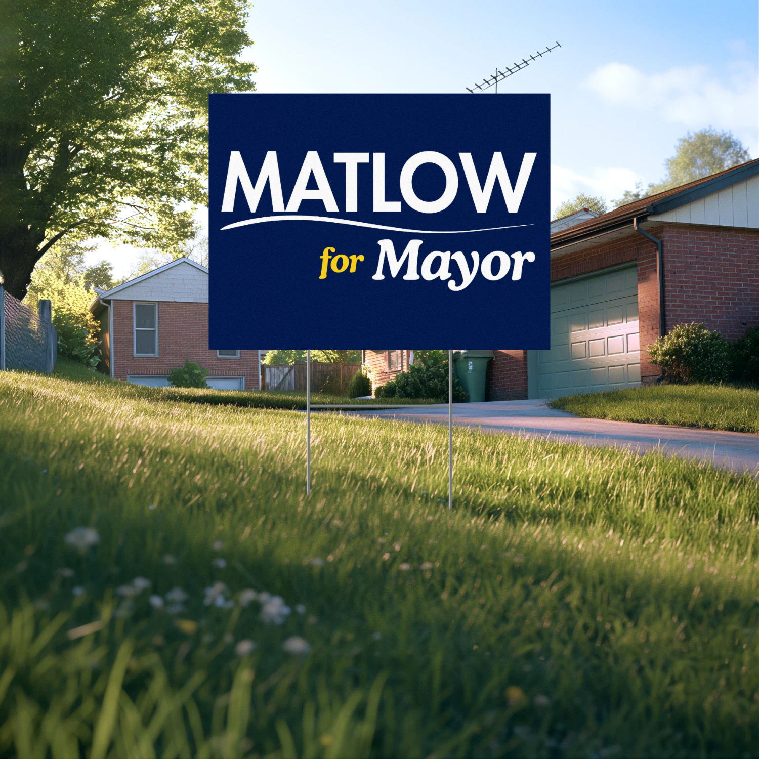 Matlow for Mayor Yard Sign