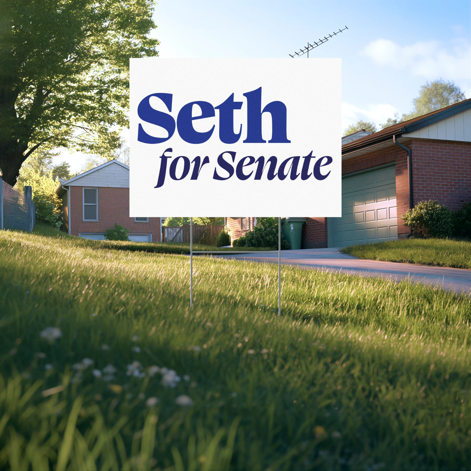 Seth Moulton For US Senate Yard Sign