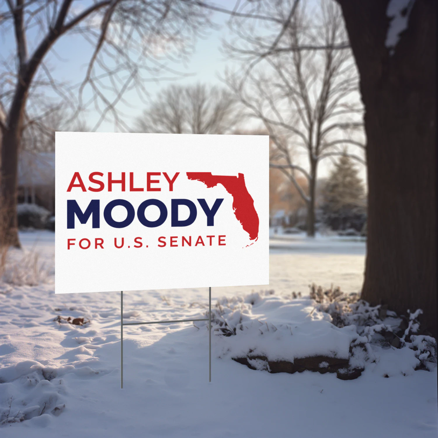 Ashley Moody For US Senate Yard Sign