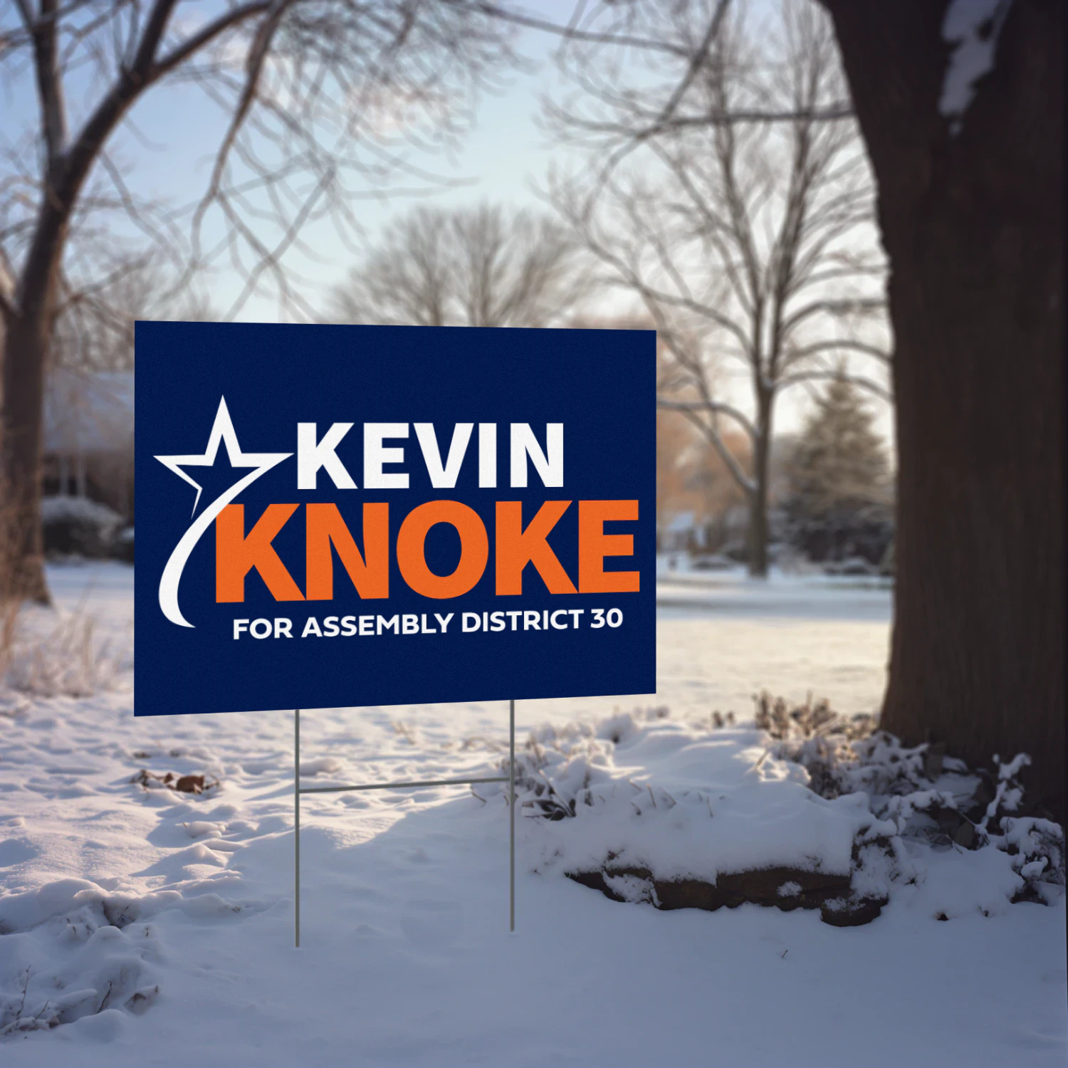 Kevin Knoke For Assembly District Yard Sign