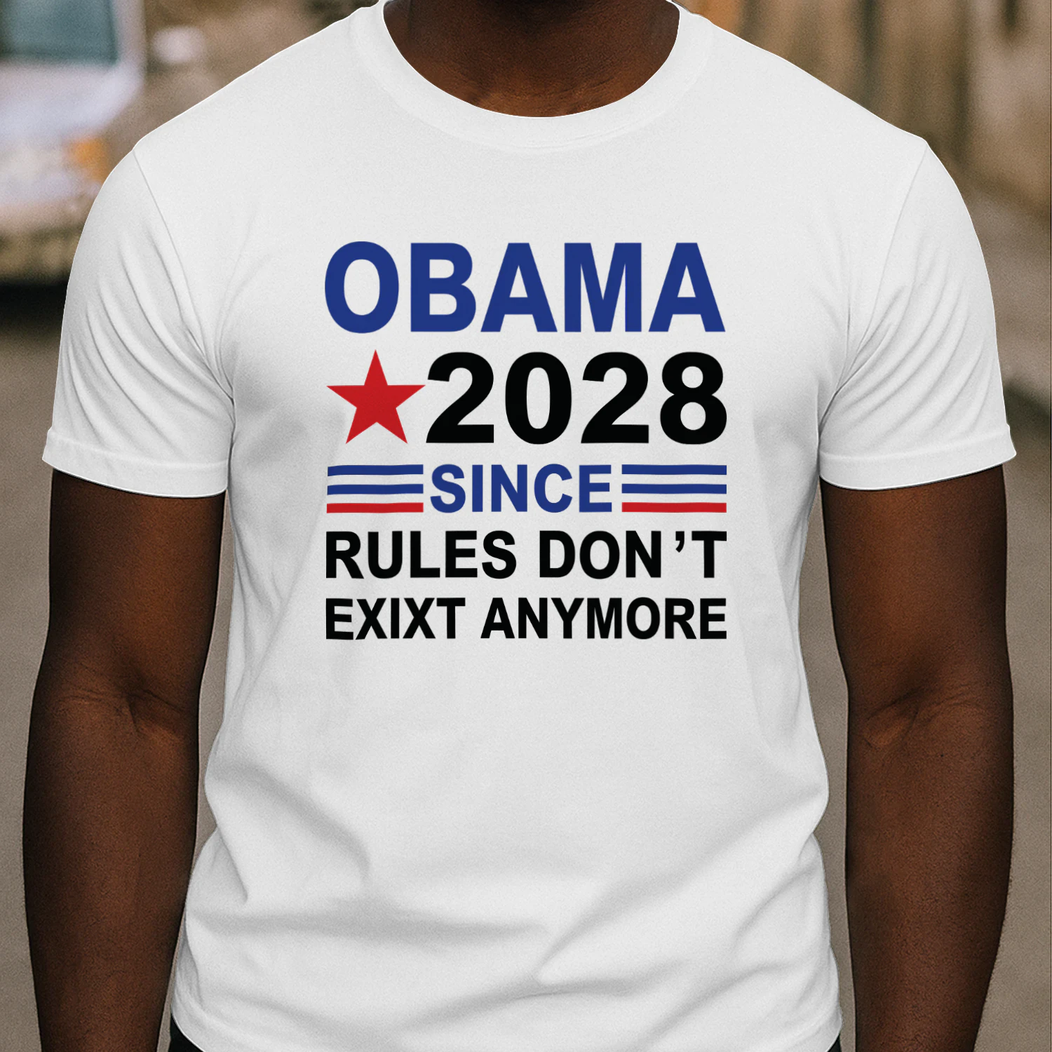 Obama 2028 Since Rules Don’t Exist Anymore Shirt