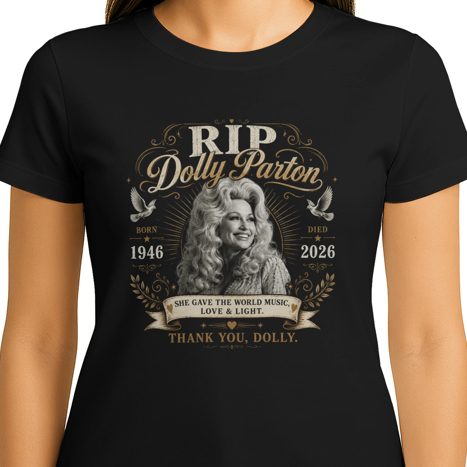 RIP Dolly Parton 1946-2026 Shirt