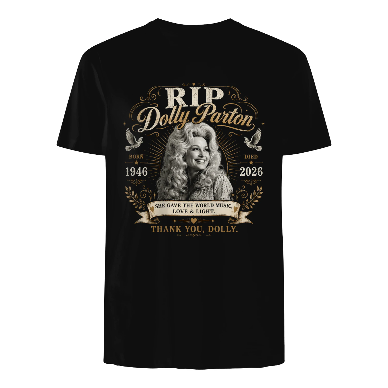 RIP Dolly Parton 1946-2026 Shirt