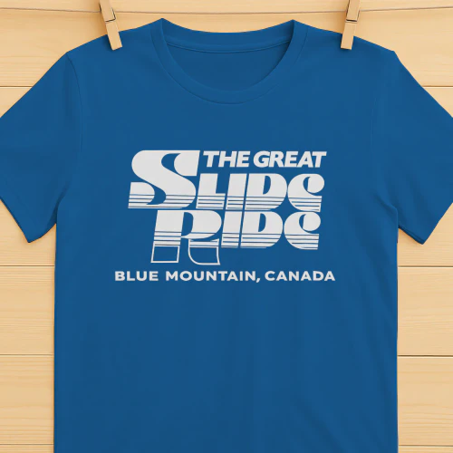 The Great Slide Ride Blue Mountain, Canada T-Shirt