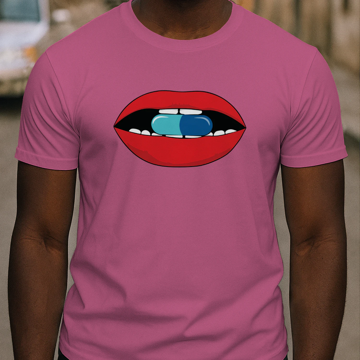 Lips with Pill Shirt