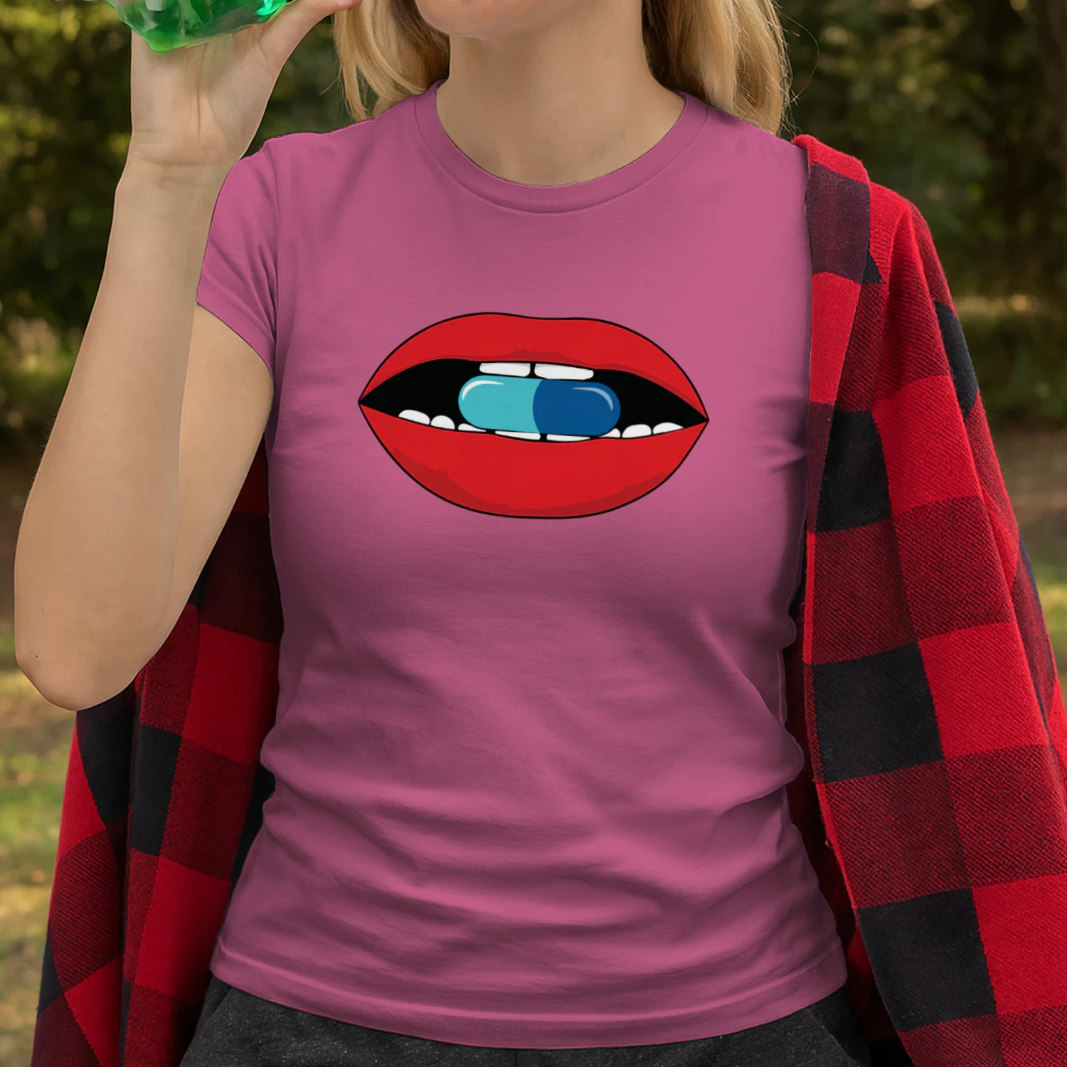 Lips with Pill Shirt
