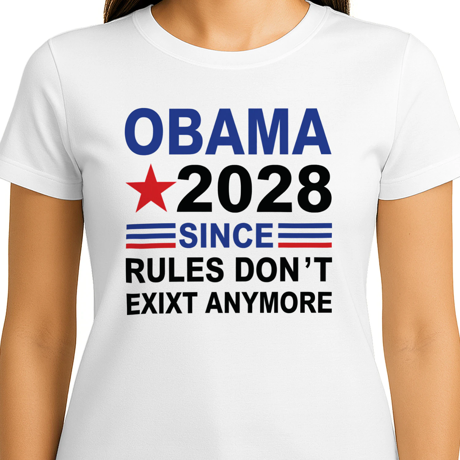 Obama 2028 Since Rules Don’t Exist Anymore Shirt