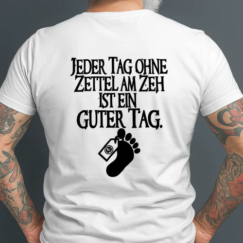 Jeder Tag Ohne Zettel Am Zeh