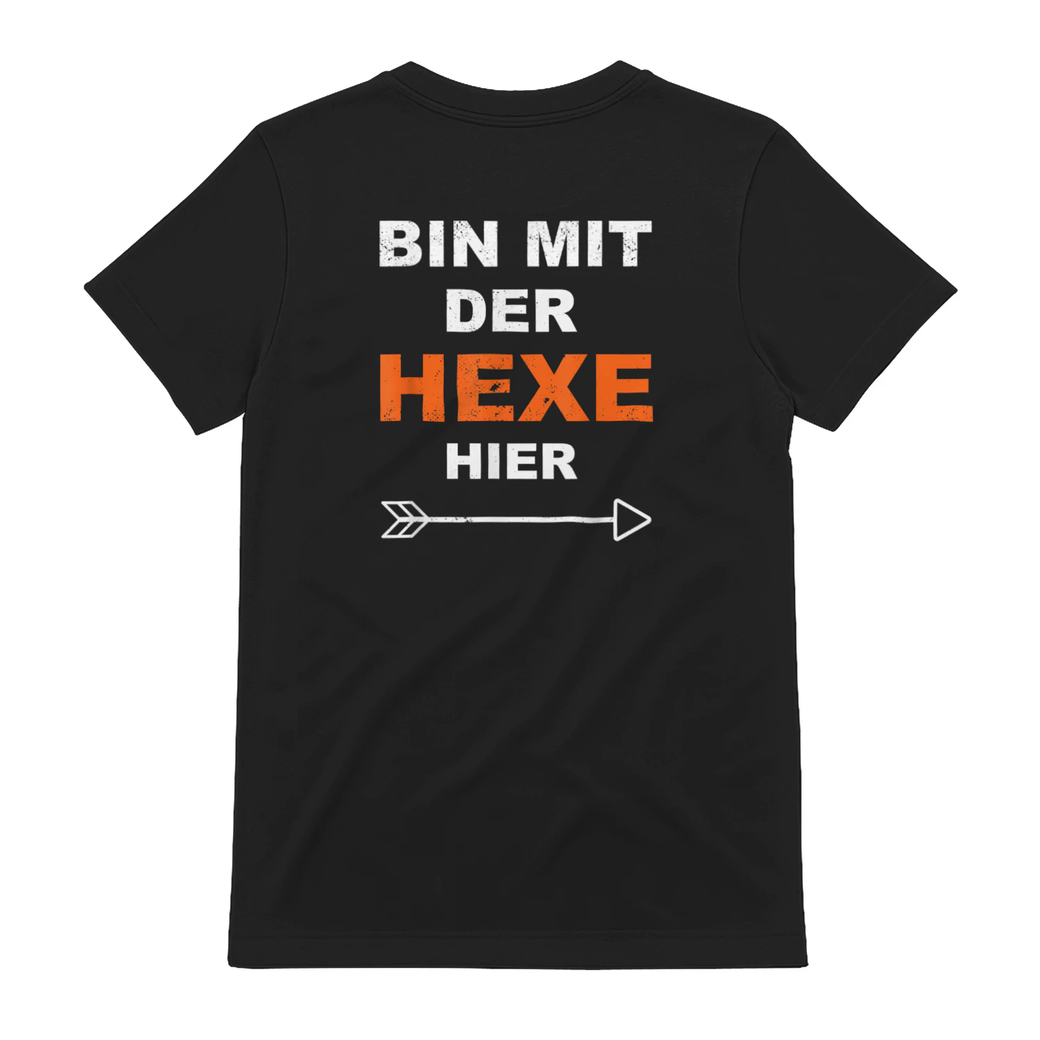 Bin mit der Hexe Lustiges Halloween T-Shirt